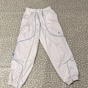 Jordan White and Blue Sweatpants